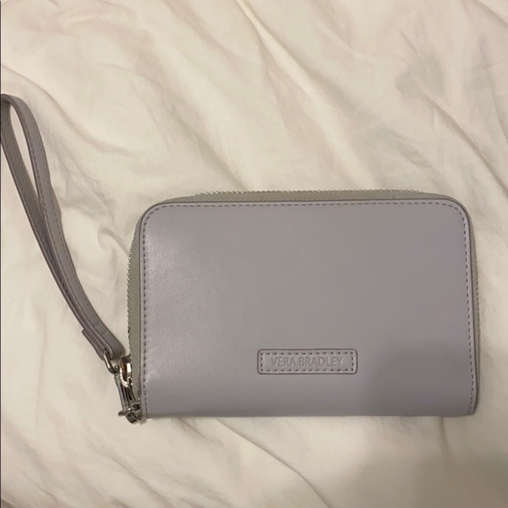 vera Bradley grey clutch